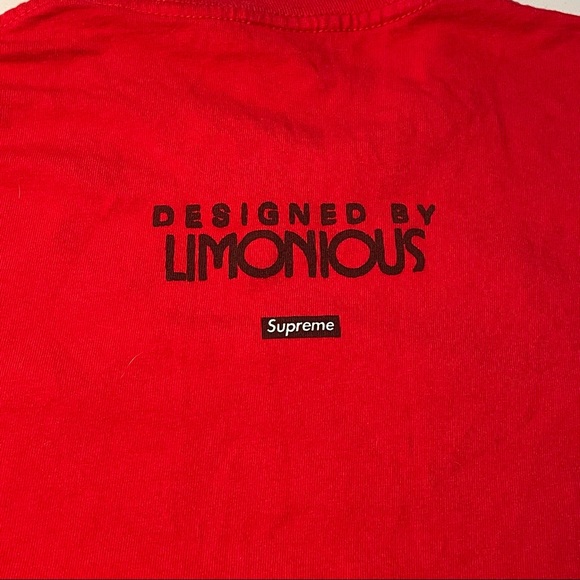 Supreme Red Mens Medium Size Punany Train Tee Shirt by Limonious - Picture 4 of 6